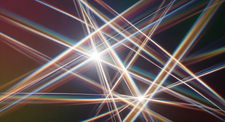 abstract background with some smooth lines in it and some rays in itの素材