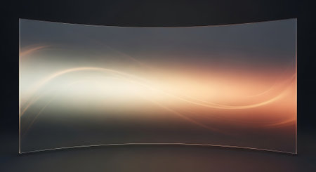 Abstract background with lines, 3d render. Computer digital drawing.の素材