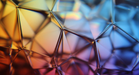 abstract background of crystal or glass. 3d rendering - illustrationの素材