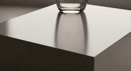 Abstract blurred background of water droplets on the surface of the lakeの素材