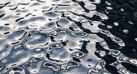 abstract background of water ripples on the surface of the waterの素材
