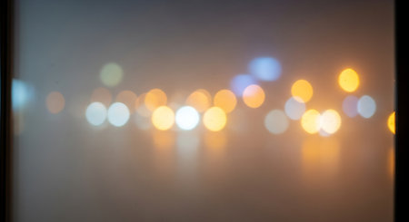 Defocused bokeh lights background. Bokeh background.の素材