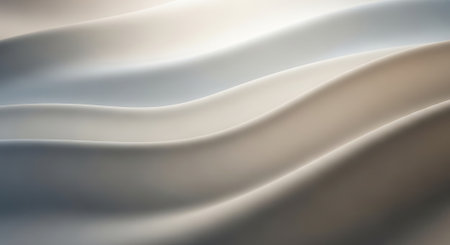 Abstract background of white cloth. 3d rendering, 3d illustration.の素材