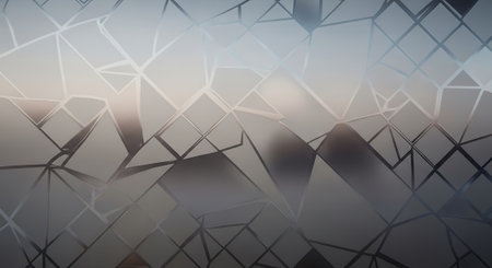 Abstract polygonal background. 3d rendering, 3d illustration.の素材