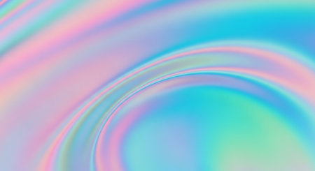 abstract background with smooth lines in pastel colors, rainbow colorsの素材