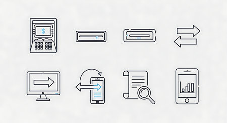 Set of line icons for web and mobile applications. Vector illustration.の素材