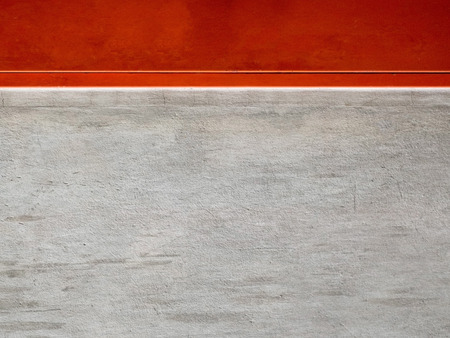 Cement concrete wall texture with modern red door.の写真素材