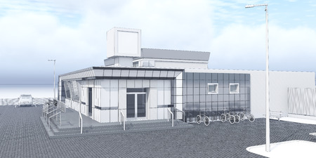 New Commercial, Retail and Office Space available for sale or leaseの写真素材