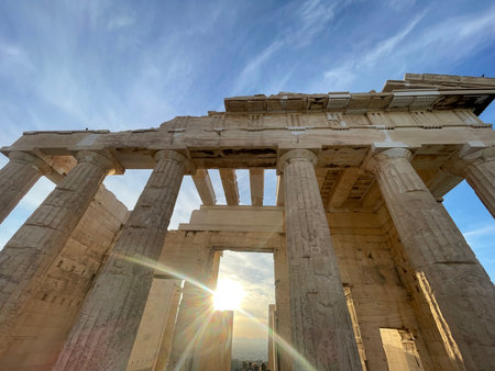The Parthenon in Athens, Attica, Greece, Europe