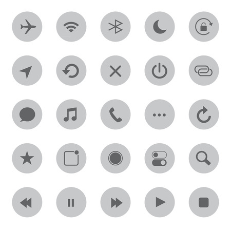 Media Mobile and communication icons vector illustrationのイラスト素材