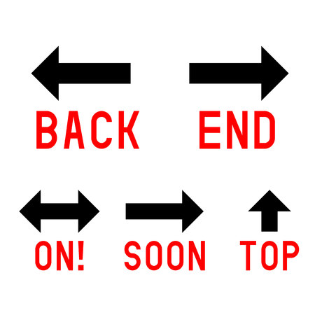 Universal Arrow Sign Icon Vector illustrationのイラスト素材