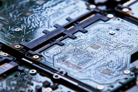 Hard Drive board and connectionの写真素材