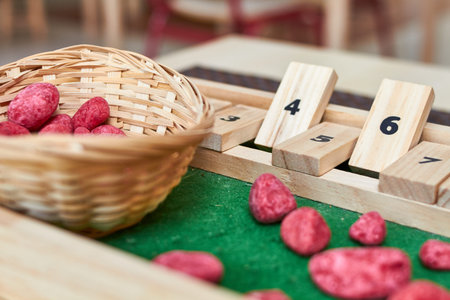 Montessori abacus for counting