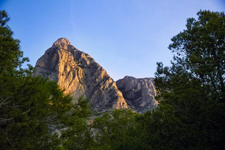 Ming Campana in Alicante, Spain mountaing peakの写真素材