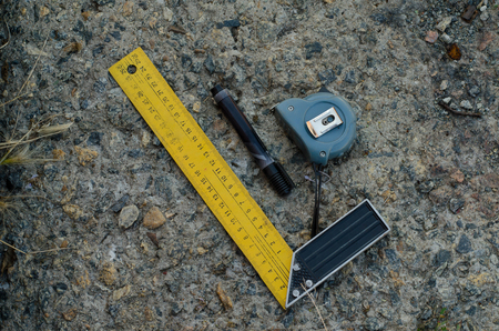 Length measurement toolの写真素材