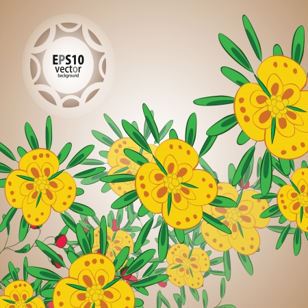Flower backgroundのイラスト素材