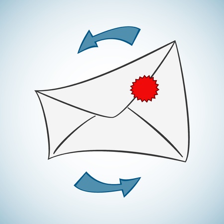 Envelope backgroundのイラスト素材