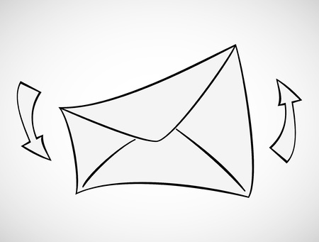 Envelope backgroundのイラスト素材