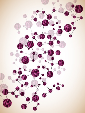 DNA moleculeのイラスト素材