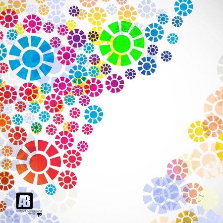 abstract backgroundのイラスト素材