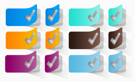 Tag Sticker Label Shadowのイラスト素材