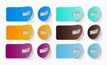 Tag Sticker Label Shadowのイラスト素材