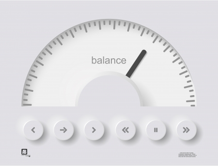 Volume panel, vectorのイラスト素材
