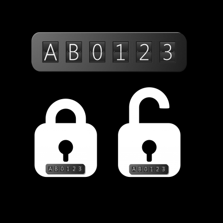 white lockers on codesのイラスト素材