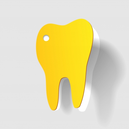 Sick toothのイラスト素材