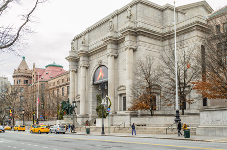 American Museum of Natural History. One of the Largest in the World. Manhattan, New York City, USAのeditorial素材