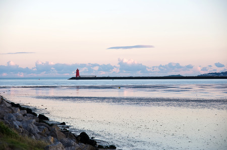 Enter to the Port of Dublin.の写真素材