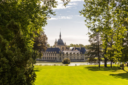Chateau de Chenonceau in Loire Valley, Franceの写真素材