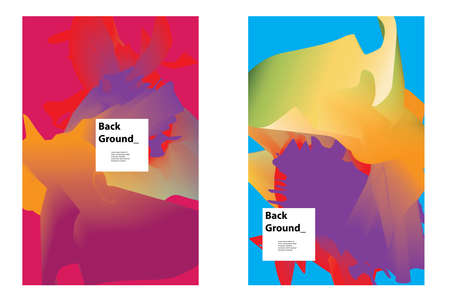 poster background full colorのイラスト素材