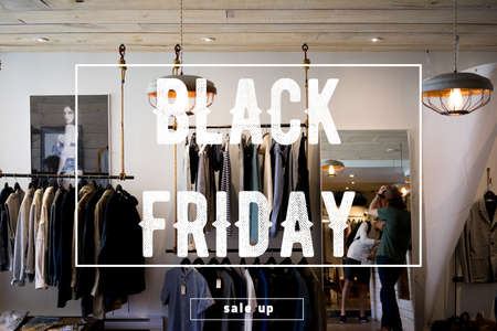 black friday poster cover background photo for promotionの写真素材