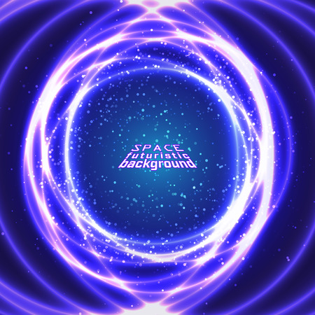 Space background vast expanses of the universe. illustration.のイラスト素材
