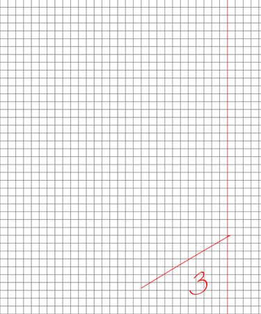 Exercise book in the cell for background design projectsのイラスト素材