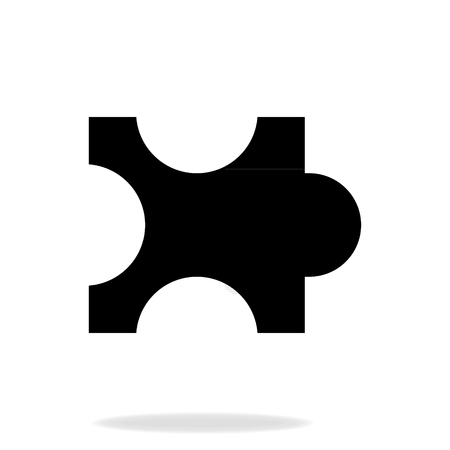 Separate part of the puzzleのイラスト素材