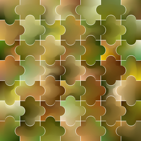 Colorful background of the pieces of puzzles. Vector illustration.のイラスト素材