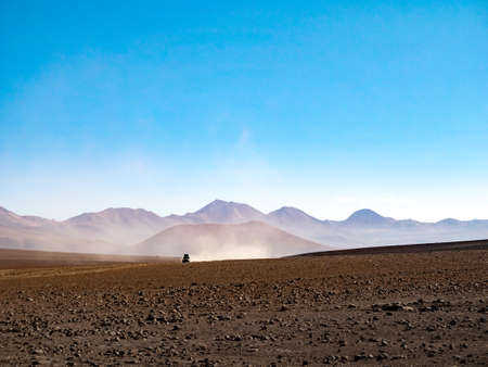 Road trip in the Andes, from San Pedro de Atacam to Uyuniの写真素材