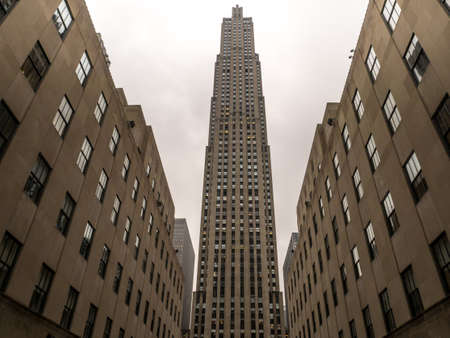 Rockefeller Center Building in New York, USAの写真素材