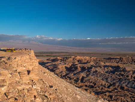 Luna Vall in San Pedro de Atacama, chileの写真素材