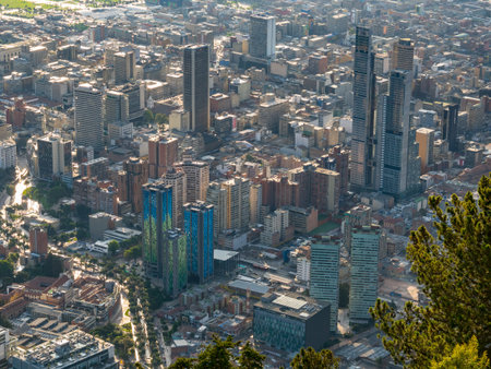 Downtown of Bogota, Colombiaのeditorial素材