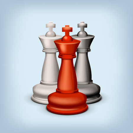 illustration of group of three kings different colorのイラスト素材