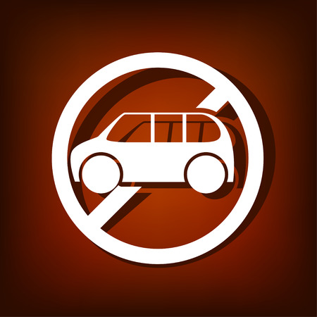 illustration of white icon which  says dont drive on dark red backgroundのイラスト素材