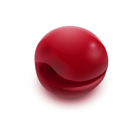 illustration of realistic plum with shadow isolatedのイラスト素材