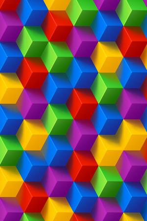 cube background  061のイラスト素材