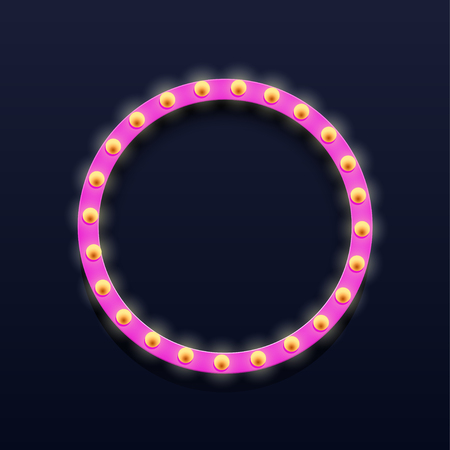 light sign on darkのイラスト素材