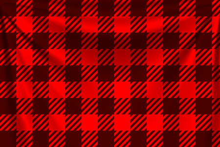 Red lumber textile backgroundのイラスト素材