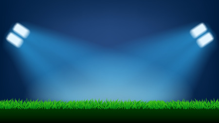 football field lightのイラスト素材