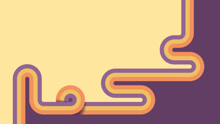 retro bright background with stripe through image